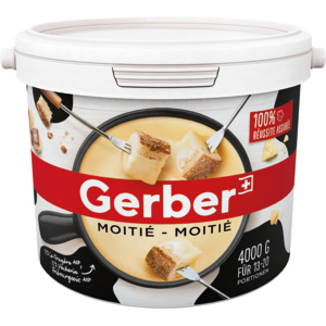 Gerber Fondue Moitié-Moitié, 4 kg Gerber Fondue Moitié-Moitié, 4 kg