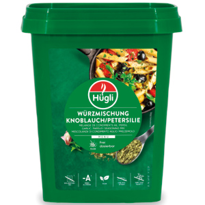 Hügli Menu Würzmischung Knoblauch-Petersilie, 750 g Hügli Menu Würzmischung Knoblauch-Petersilie, 750 g