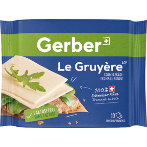 Gerber Le Gruyère AOP, Scheiben, 200 g Gerber Le Gruyère AOP, Scheiben, 200 g