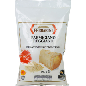 Ferrarini Parmigiano Reggiano, râpé, 500 g