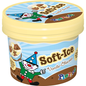 Pierrot Soft Ice Vanille Chocolat, 12 x 100 ml