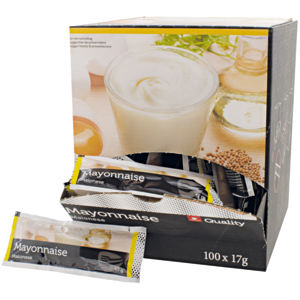 Quality Mayonnaise Portionen, 100 x 17 g Quality Mayonnaise Portionen, 100 x 17 g