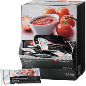 Quality Ketchup Portionen, 100 x 23 g
