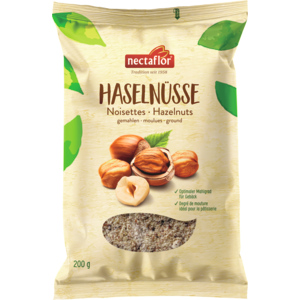 Nectaflor Haselnüsse gemahlen, 5 x 200 g Nectaflor Haselnüsse gemahlen, 5 x 200 g