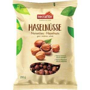Nectaflor Haselnüsse ganz, 200 g