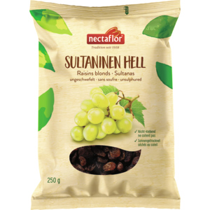 Nectaflor Sultaninen hell, 250 g Nectaflor Sultaninen hell, 250 g