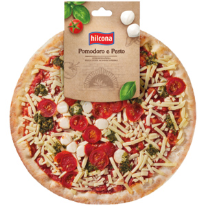 Hilcona Steinofen-Pizza Speziale Cherrytomaten Pesto, 420 g