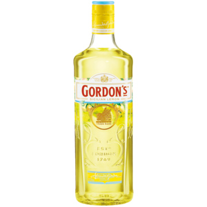 Gordon's London Dry Gin Sicilian Lemon 37.5% Vol., 70 cl Gordon's London Dry Gin Sicilian Lemon 37.5% Vol., 70 cl
