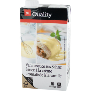 Quality Vanillasauce aus Sahne, 1l