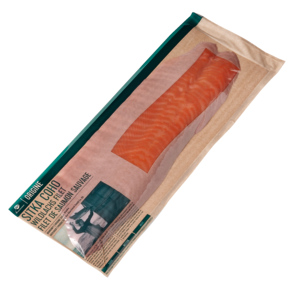 Origine MSC Sitka Coho Wildlachs Filet, geräuchert, geschnitten, ca. 700 g
