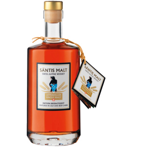Säntis Malt Swiss Highlander peated 52% Vol., Flasche zu 70 cl