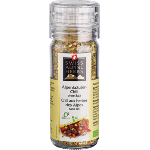 Swiss Alpine Herbs Bio Knospe Suisse Alpen-Chili-Mix ohne salz, 32 g