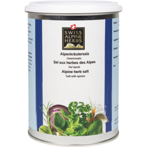 Swiss Alpine Herbs Bio Knospe Alpenkräutersalz, 550 g