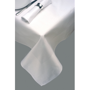 Tischdecke Baumwolle 140 x 140 cm weiss