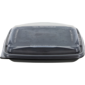 Menüschale mit Deckel PP, 950 ml, 232 x 172 x 356 mm, Pack zu 30 Stück