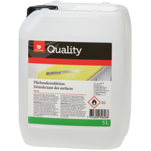 Quality Désinfectant des surfaces, 5 l