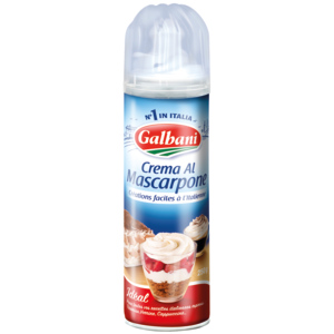 Galbani Crema al Mascarpone, Spray, 250 g Galbani Crema al Mascarpone, Spray, 250 g