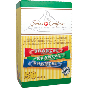 Swiss Confisa Branches S Milch UTZ, Palmölfrei, 50 x 22,75 g