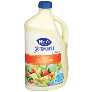 Hero Italian Dressing Toscana, 2 l