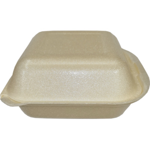 Hamburger Box eckig 150 x 150 x 7,5 mm EPS Karton zu 5 x 100 Stück