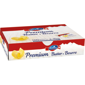 Emmi Premium Butterportionen, Würfel, 100 x 10 g Emmi Premium Butterportionen, Würfel, 100 x 10 g