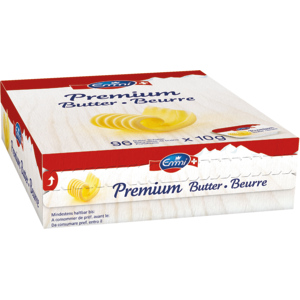 Emmi Premium Butterportionen, Becher, 96 x 10 g
