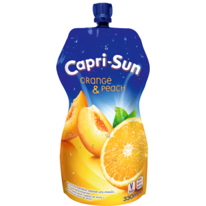 Capri Sun Orange Peach, Pack zu 15 Beutel x 33 cl Capri Sun Orange Peach, Pack zu 15 Beutel x 33 cl