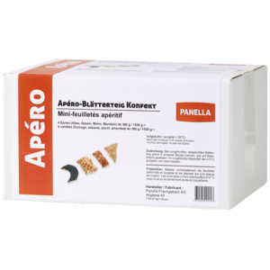 Panella Blätterteig Konfekt, tiefgekühlt, 1,52 kg Panella Blätterteig Konfekt, tiefgekühlt, 1,52 kg