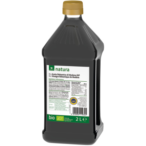 Natura Bio Aceto Balsamico di Modena, 6 x 2 l