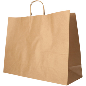 Tragtasche Kraft Uni, 27 x 32 x 21,5 cm, Pack zu 25 Stück Tragtasche Kraft Uni, 27 x 32 x 21,5 cm, Pack zu 25 Stück