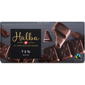 Halba Noir 72%, 5 x 100 g Halba Noir 72%, 5 x 100 g