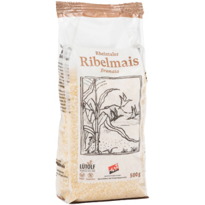 Rheintaler Ribelmais AOP Bramata, Beutel zu 500 g Rheintaler Ribelmais AOP Bramata, Beutel zu 500 g