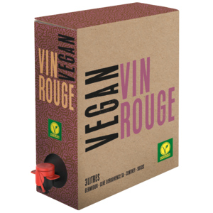 Rotwein Vegan BiB, 3 l