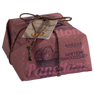 Panettone mit Schokoladenstücken und Haselnuss, 1 kg Panettone mit Schokoladenstücken und Haselnuss, 1 kg