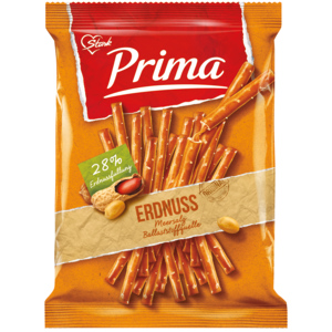 Prima Erdnusssalzstangen, 100 g Prima Erdnusssalzstangen, 100 g