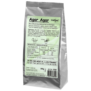 Agar-Agar pflanzliches Gelier- und Verdickungsmittel, 300 g Agar-Agar pflanzliches Gelier- und Verdickungsmittel, 300 g