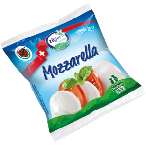 Züger Mozzarella, Kugel, 5 x 150 g Züger Mozzarella, Kugel, 5 x 150 g
