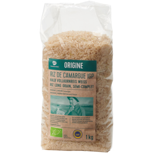 Origine Bio Riz de Camargue IGP, Halb Vollkorn weiss, 1 kg Origine Bio Riz de Camargue IGP, Halb Vollkorn weiss, 1 kg