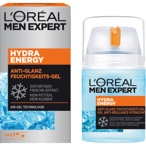 L'Oréal Men Expert Hydra Energy Anti-Glanz Gel, 50 ml L'Oréal Men Expert Hydra Energy Anti-Glanz Gel, 50 ml