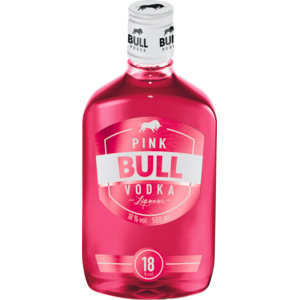 Pink Bull Vodka Liqueur 18% Vol., Flasche zu 50 cl Pink Bull Vodka Liqueur 18% Vol., Flasche zu 50 cl