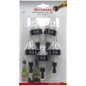 Westmark Dosierausgiesser 2 cl transparent  Pack zu 5 Stück
