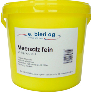 Bieri Meersalz fein, 6,5 kg