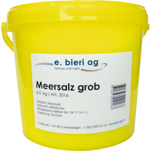 Bieri Meersalz grob, 6,5 kg