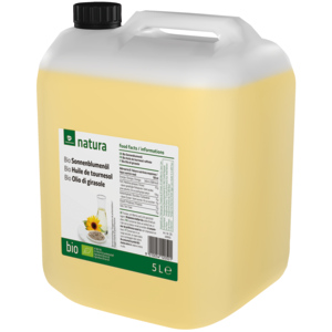 Natura Bio Sonnenblumenöl raffiniert, 5 l Natura Bio Sonnenblumenöl raffiniert, 5 l