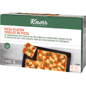 Knorr Professional, Pizza-Platten, vorgebacken, 8 kg Knorr Professional, Pizza-Platten, vorgebacken, 8 kg