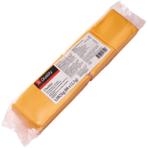 Quality Cheddar, rot, Scheiben, 9 x 88 x 12,3 g Quality Cheddar, rot, Scheiben, 9 x 88 x 12,3 g