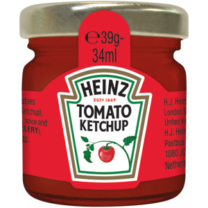 Heinz Tomato Ketchup, Glas, 80 x 34 ml