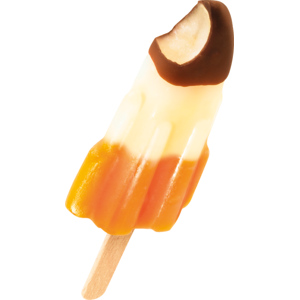 Pierrot Ice Cream Rocket Orange Lemon, 18 x 50 ml