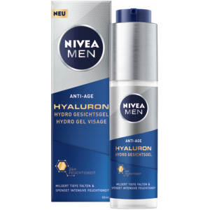 Nivea Men Anti-Age Hydro Gesichtsgel Hyaluron, 50 ml Nivea Men Anti-Age Hydro Gesichtsgel Hyaluron, 50 ml