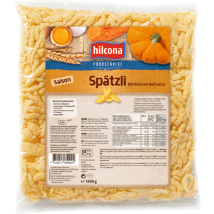 Hilcona Spätzli Kürbis, 1 kg Hilcona Spätzli Kürbis, 1 kg